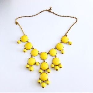🌞 Yellow and Gold Bobble Necklace